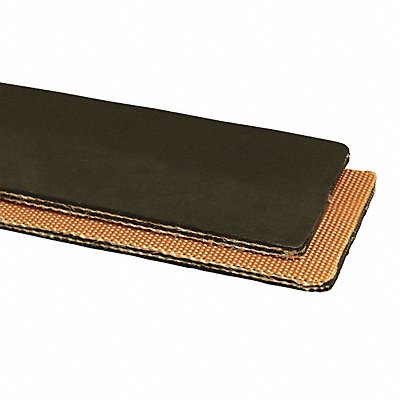 APACHE INC. 2002720214 Conveyor Belt 2 Ply Rubber Black W 14 In