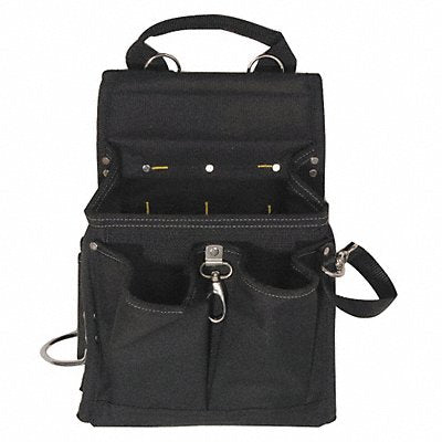 WESTWARD 13T125 Black Tool Pouch Polyester