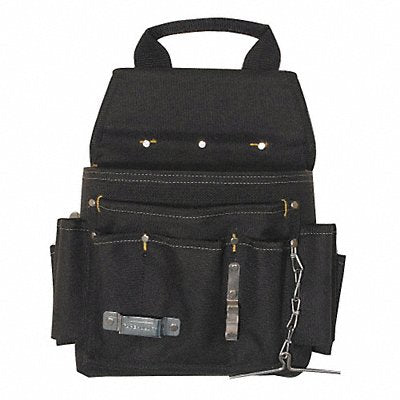 WESTWARD 13T128 Black Tool Pouch Polyester