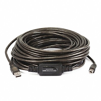 MONOPRICE 7643 USB 2.0 Active Cable 49ft.L Black