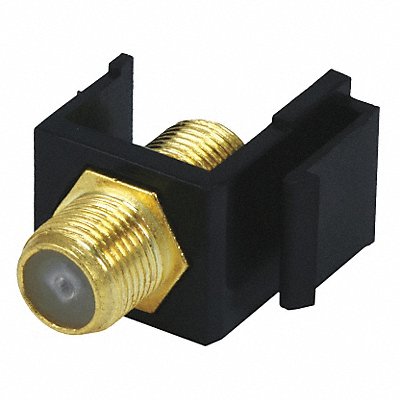 MONOPRICE 6544 A/V Wallplate F Type Black