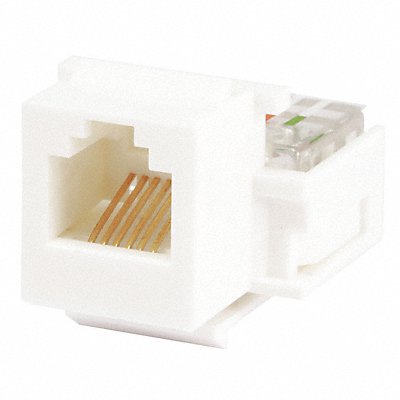 MONOPRICE 7288 Datacom Jack RJ11/RJ12 Tooless White