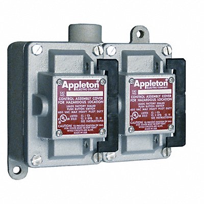 APPLETON ELECTRIC EDS275R3W Tumbler Switch 2 Gang Dead-End 3-Way