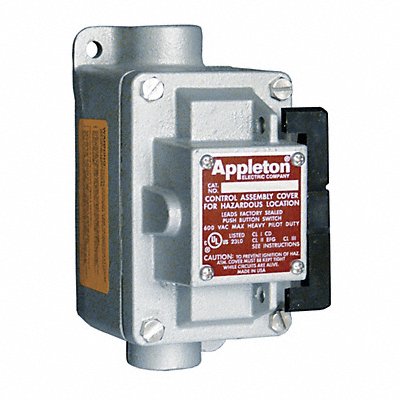 APPLETON ELECTRIC EDSC175R2 Tumbler Switch 1 Gang Feed-Thru 2-Pole