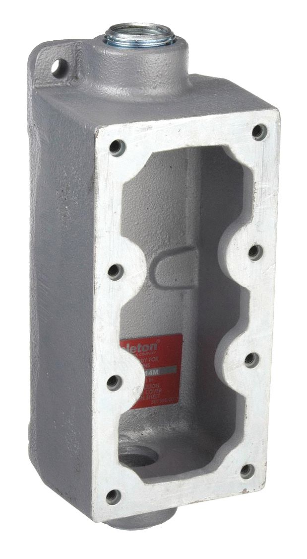 APPLETON ELECTRIC EDSC147 Mounting Body 3Device 1/2In FeedThr Iron