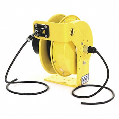 KH INDUSTRIES RTBA3LWDD515J14K Cord Reel 50ft 14 AWG Receptacle 120VAC