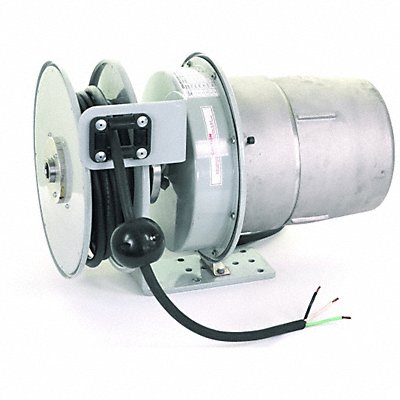 KH INDUSTRIES RTSD3LWWB12G Haz Loc Cord Reel 30ft 12 AWG Bare 600V