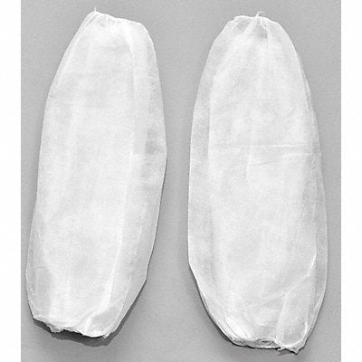 ACTION CHEMICAL PP118 Disposable Sleeves White 18 In L PK200