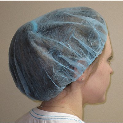 ACTION CHEMICAL B241000B Bouffant Cap Blue Universal PK1000