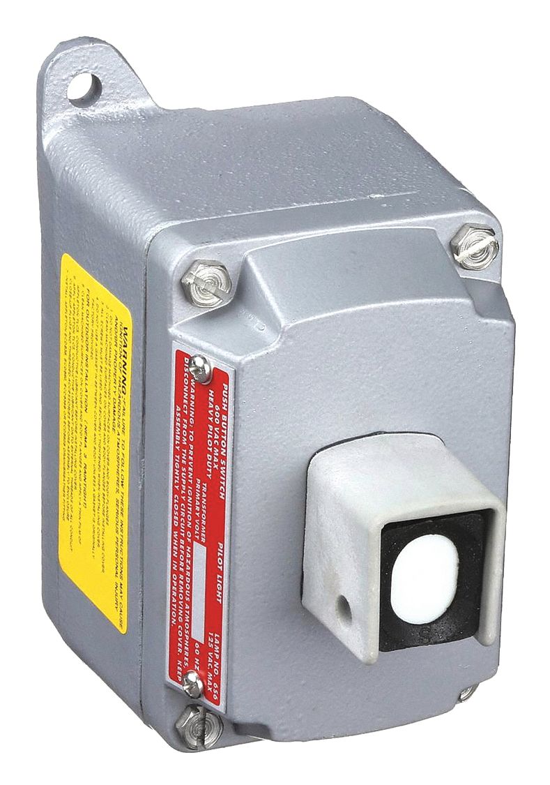 APPLETON ELECTRIC EFDB150U1 Control Station Dead-End PushButton Red