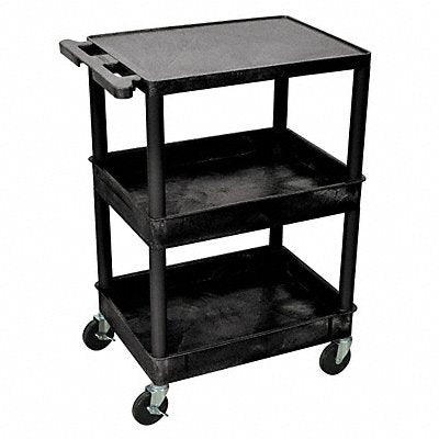 GRAINGER STC211B Utility Cart 300 lb Load Cap. PE