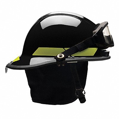 BULLARD PXSBKTLGIZ2 Fire Helmet Black Thermoplastic