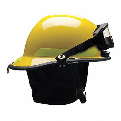 BULLARD PXSYLTLGIZ2 Fire Helmet Yellow Thermoplastic