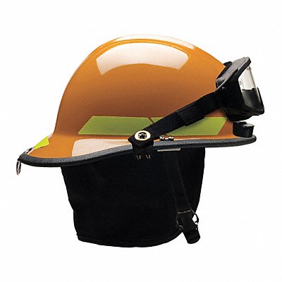 BULLARD PXSORTLGIZ2 Fire Helmet Orange Thermoplastic