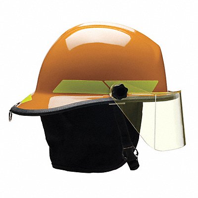 BULLARD FXSOR Fire Helmet Orange Fiberglass