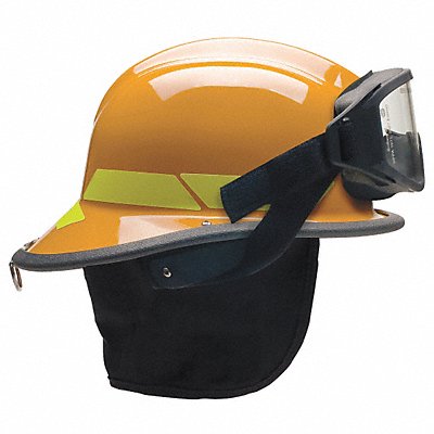 BULLARD LTXORGIZ4 Fire Helmet Orange Thermoplastic
