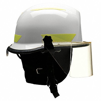 BULLARD URXWHR330 G8579 Fire/Rescue Helmet White Thermoplastic