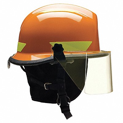 BULLARD URXORR330 G8579 Fire/Rescue Helmet Orange Thermoplastic