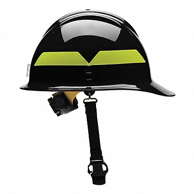 BULLARD FCBKR Fire Helmet Black Thermoplastic