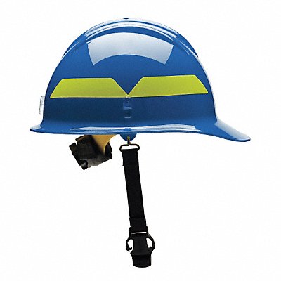 BULLARD FCBLR Fire Helmet Blue Thermoplastic