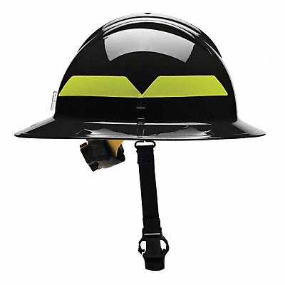 BULLARD FHBKR Fire Helmet Black Thermoplastic