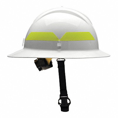 BULLARD FHWHR Fire Helmet White Thermoplastic