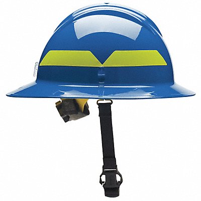BULLARD FHBLR Fire Helmet Blue Thermoplastic
