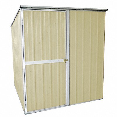 GRAINGER 13X099 D7717 Oudoor Storage Shed 6 1/4x5 5/8x6 1/4ft Beige