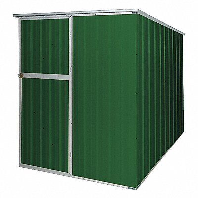 GRAINGER 13X102 D7717 Oudoor Storage Shed 6 1/4x5 5/8x6 1/4ft Green