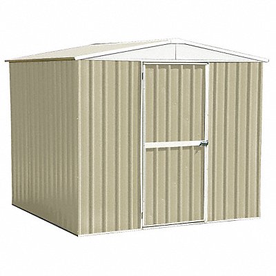 GRAINGER 13X109 D7721 Oudoor Storage Shed 6 1/4 x8 1/2 x7ft Beige
