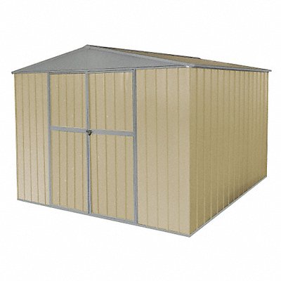 GRAINGER 13X112 D7722 Oudoor Storage Shed 8 1/2 x11 3/8 x7ft Beige