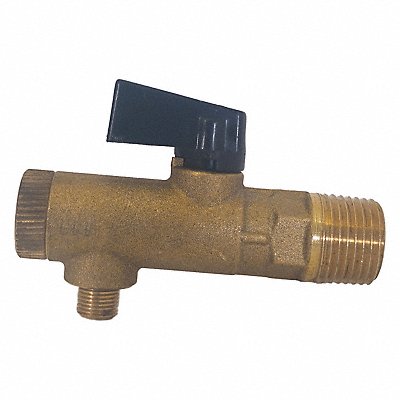 SPEEDAIRE 13X539 Filter Ball Valve 1/8 in MNPT Drain