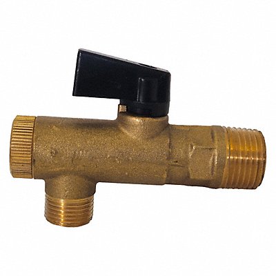 SPEEDAIRE FBV380 Filter Ball Valve 3/8 in MNPT Drain
