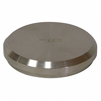 GRAINGER 16A40 Cap T304 SS Bevel Seat