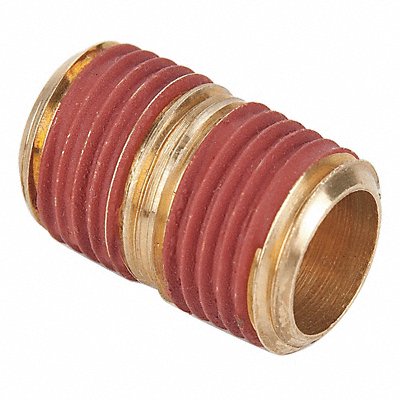 PARKER VS215PN6 Close Nipple 3/8 In Brass