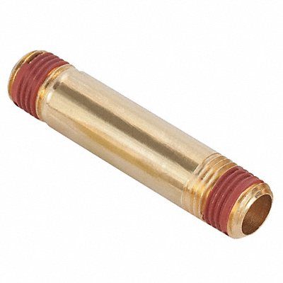 PARKER VS215PNL420 Long Pipe Nipple 1/4 In 2 In L Brass