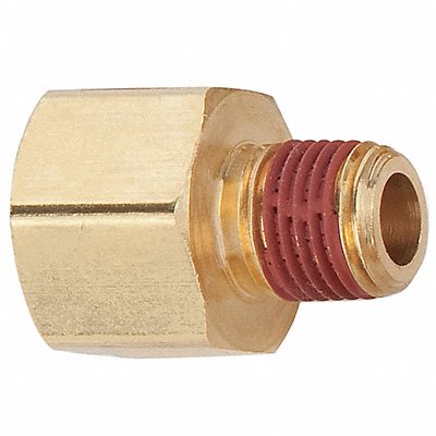 PARKER VS222P64 Adaptor Brass 3/8 x 1/4 in FNPT x MNPT