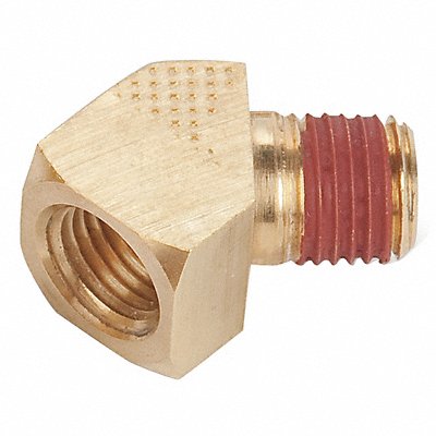 PARKER VS2214P44 45 Elbow Brass 1/4 in FNPT x MNPT