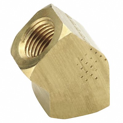 PARKER 2201P22 45 Elbow Brass 1/8 in Pipe Size FNPT