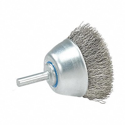 WALTER SURFACE TECHNOLOGIES 13C065 Mtd Cup Brush Crimped 1-1/2 x.0118