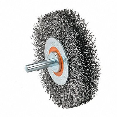 WALTER SURFACE TECHNOLOGIES 13C225 Mtd Spherical Brush Crimped 2 x2