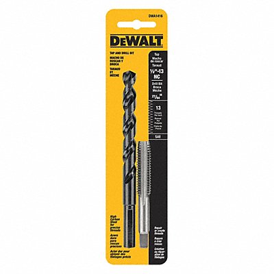 DEWALT DWA1416 Drill and Tap Set 27/64 1/2 -13NC
