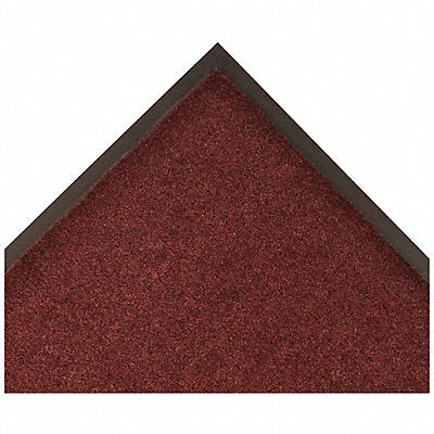 CONDOR 6PWK8 Carpeted Entrance Mat Burgundy 3ft.x5ft.