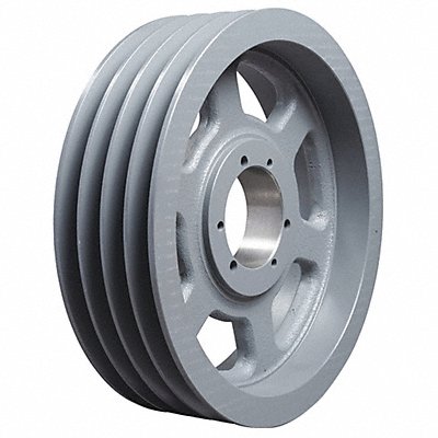 GRAINGER 1604C V-Belt Pulley Cast Iron 16.4 O.D.