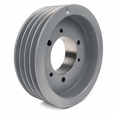 GRAINGER 3V4754 V-Belt Pulley Cast Iron 4.75 O.D.