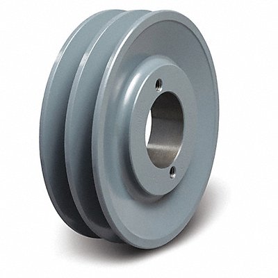 GRAINGER 2AK56 V-Belt Pulley Cast Iron 5.45 O.D.