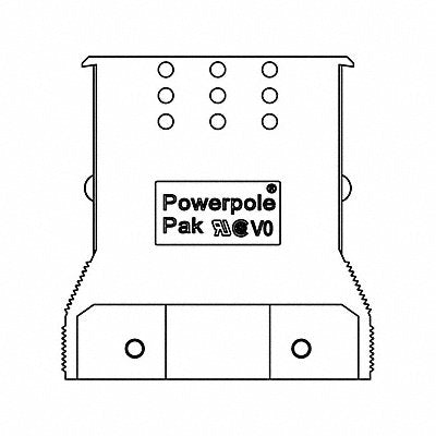 ANDERSON POWER PRODUCTS 1461G3 Housing PP15 to PP45 For Black