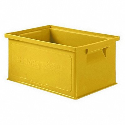SSI SCHAEFER 1463130906YL1 Straight Wall Ctr Yellow Solid HDPE