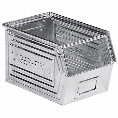 SSI SCHAEFER 147140808GV1 Stacking Bin Silver GS 5.7 in
