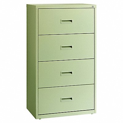 HIRSH 14956 Lateral File Cabinet 52-1/2 in H Steel